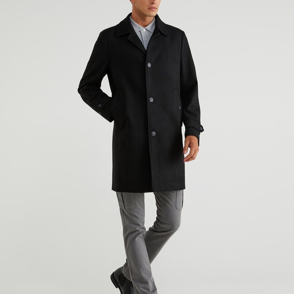 United Colors of Benetton BlackUtility Trench Coat - Picture 2 of 10